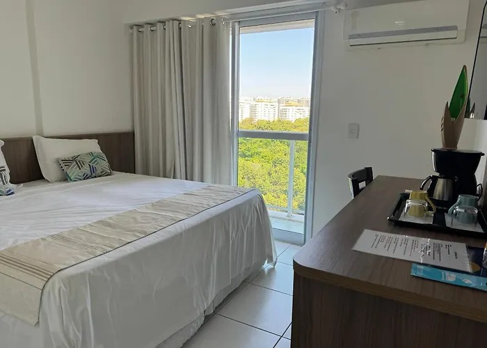Riostay Suite Com Varanda Ao Lado Do Riocentro Farmasi Arena Parque Olimpico Globo Projac